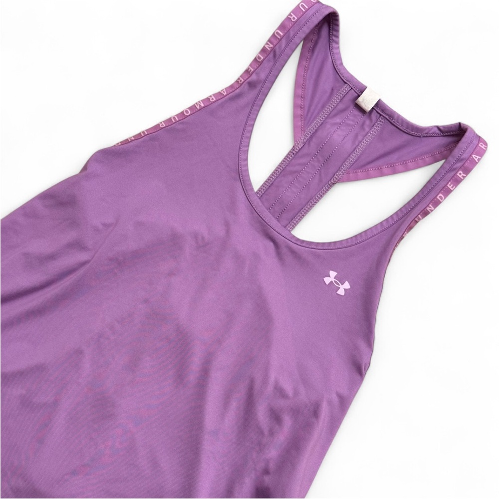Racerback Athletic Lilac Purple Under Armour Knockout Tank Top | Size S